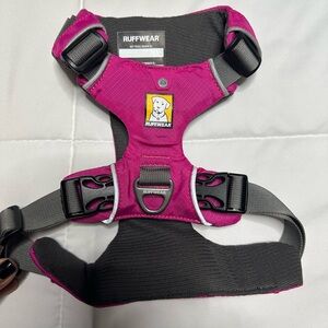 RuffWear Pink and Gray Dog Harness